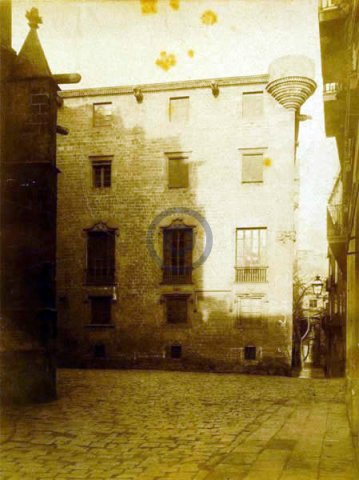 Palacio de lloctinent, Barcelona 1885 ca